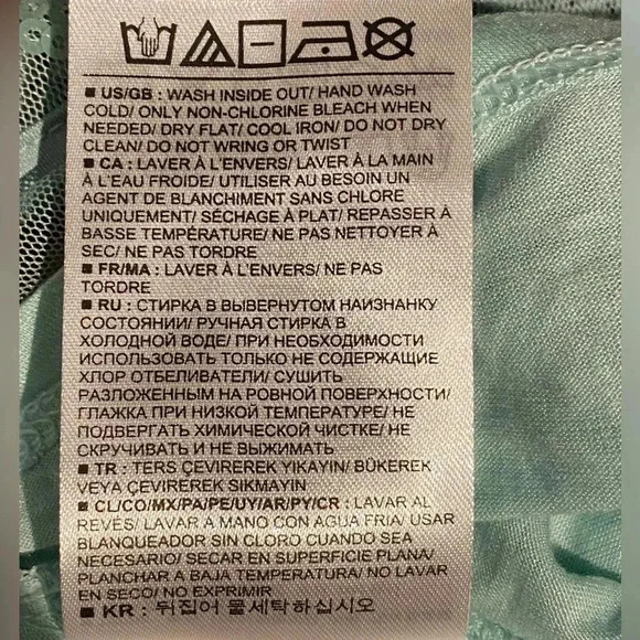 Banana Republic Zigzag Sequin Cami, Mint Green, size L - Picture 6 of 7